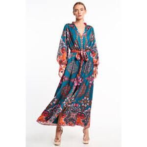 Ciebon Nora Print Maxi Dress S